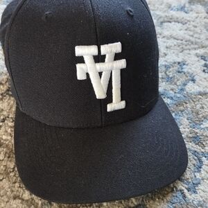 The Classic Black Cap with Gold Embroidery